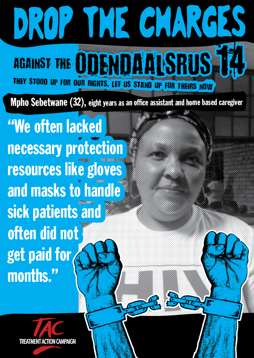 Drop the Charges Against the ‘Bophelo House 118’! Placards (March 2015)