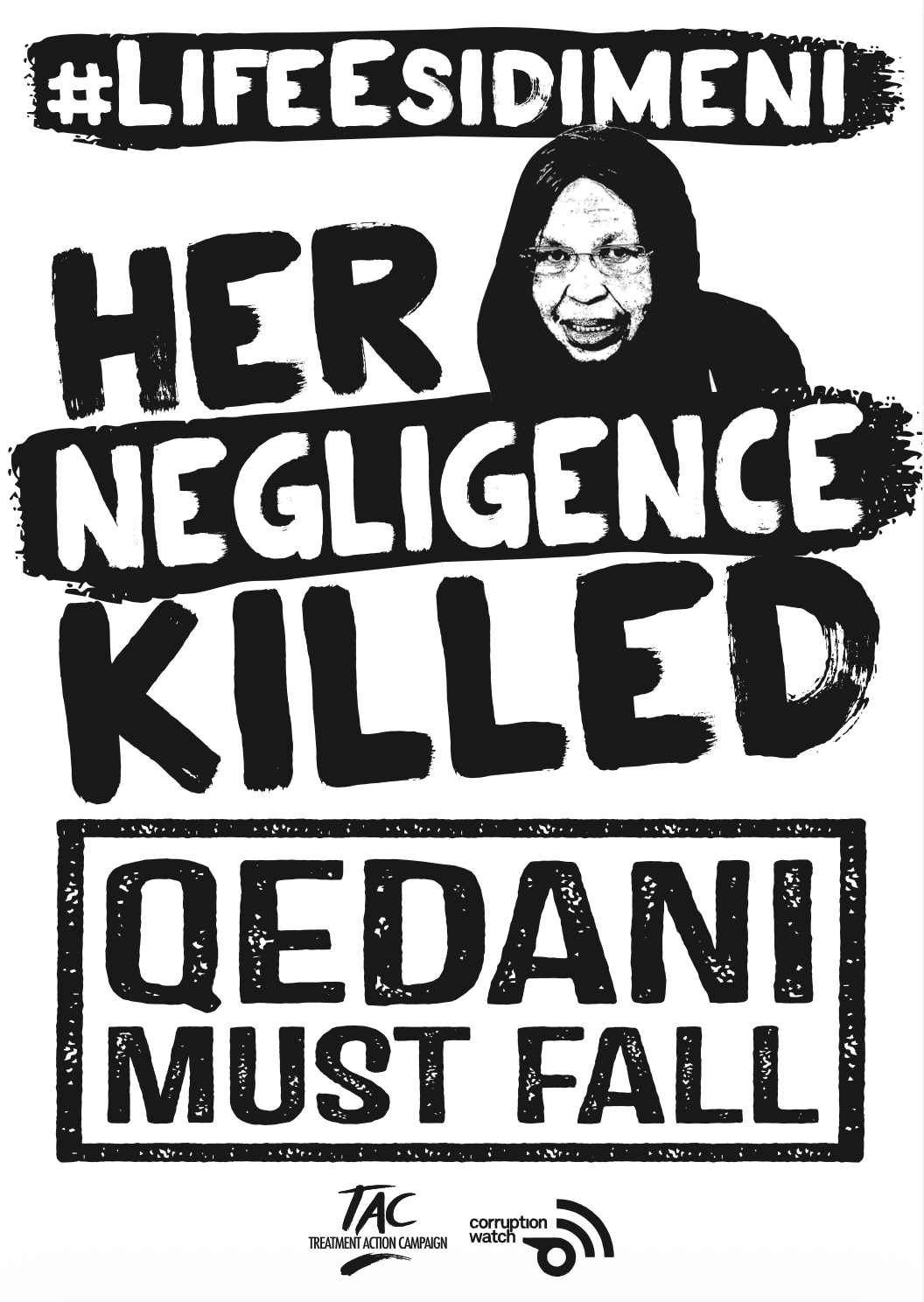 March to Demand Removal of Mahlangu & Hlongwa – Placards (August 2018)