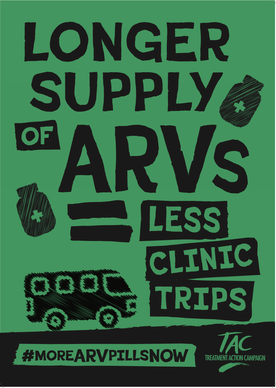 #MoreARVPillsNow March to Demand 3 Month Supply of ARVS in Dr Kenneth Kaunda campaign materials (May 2024)