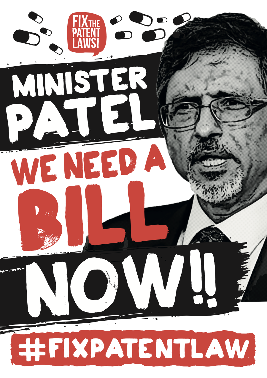 Fix the Patent Laws Picket at Department of Trade and Industry (November 2021)