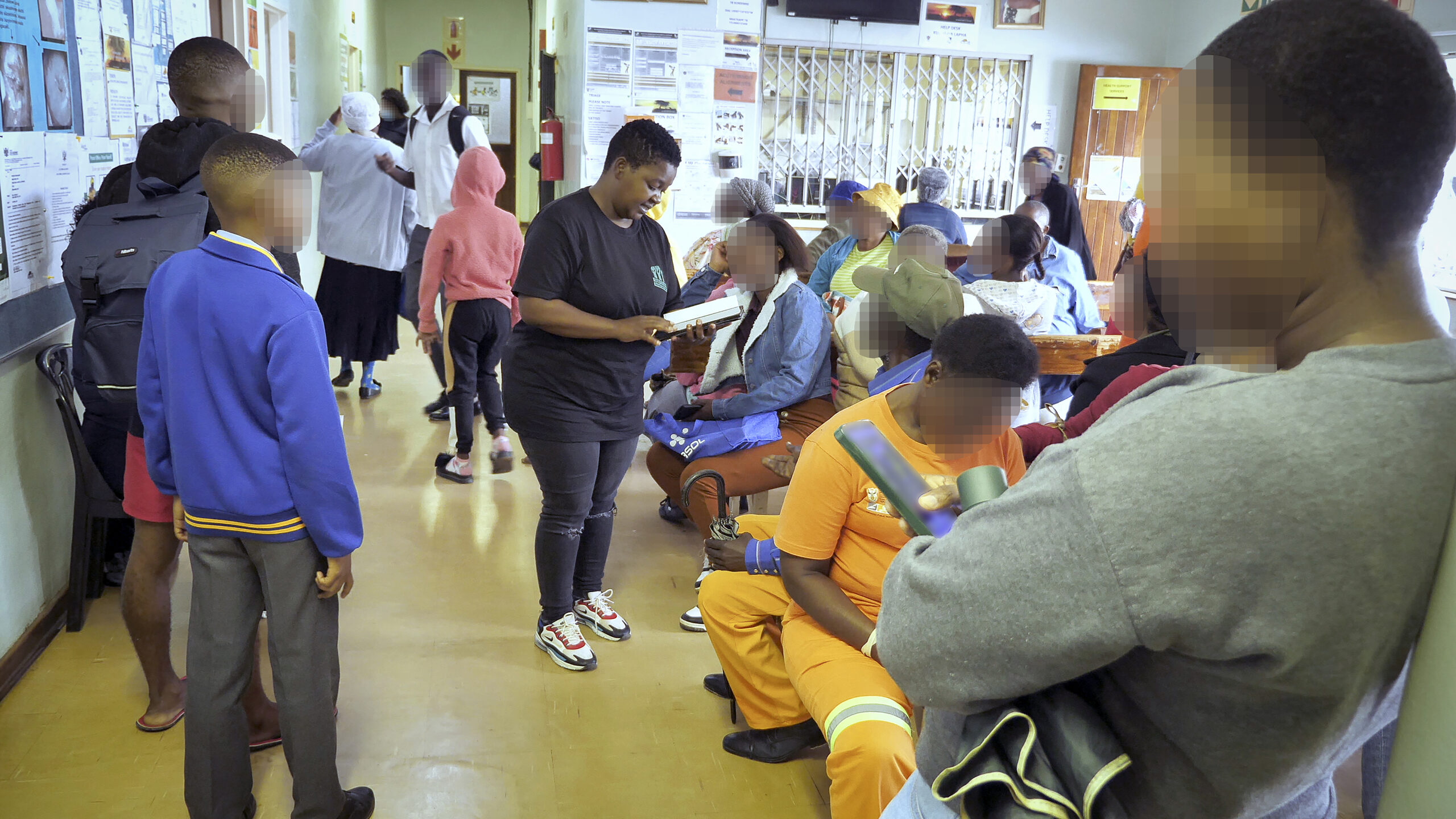 “We are not attended to if we do not have IDs. They are chasing us out and shouting at us”