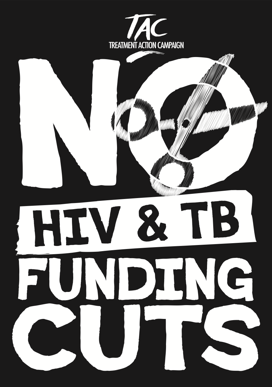 TAC joined march in Cape Town in protest of HIV & TB budget cuts – campaign materials (February 2024)